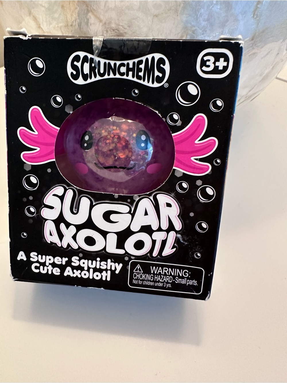 Sugar Axolotl - Purple Cute Squishy by Scrunchems